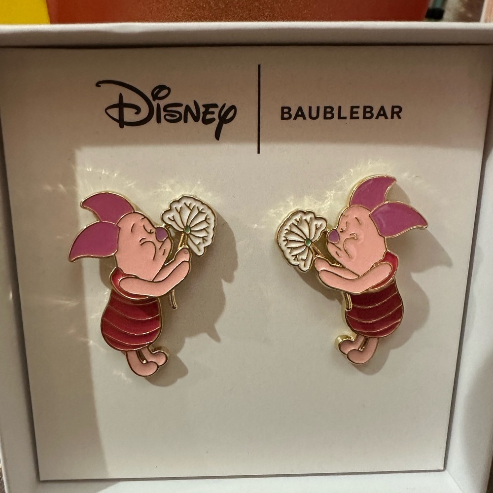 Disney BaubleBar Piglet Earrings